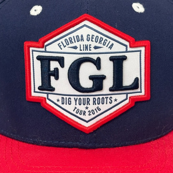 Florida Georgia Line 2016 Country Music Tour Adjustable Hat Cap- Brand New - Picture 2 of 5